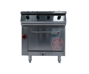 Bếp Âu 4 họng có lò nướng