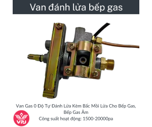 Van bếp gas 0 độ cho bếp công nghiệp