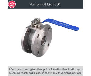 Van bi mặt bích 304